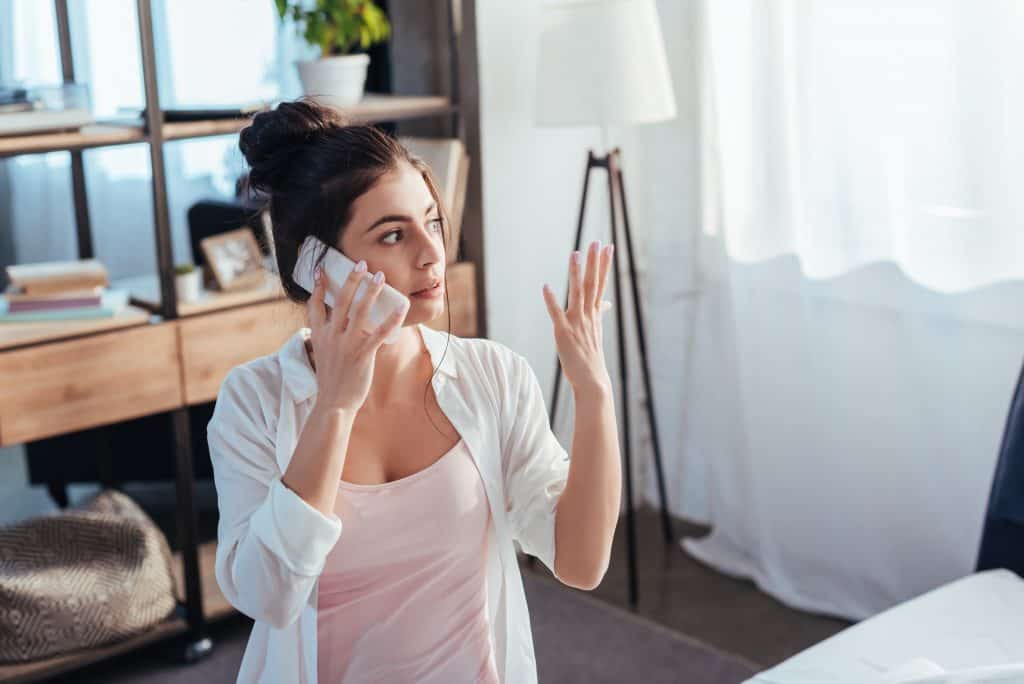 Woman Talking On The Phone