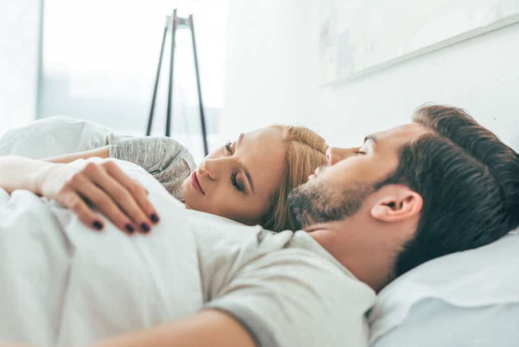 how to improve your sleeping habits to sleep together at night
