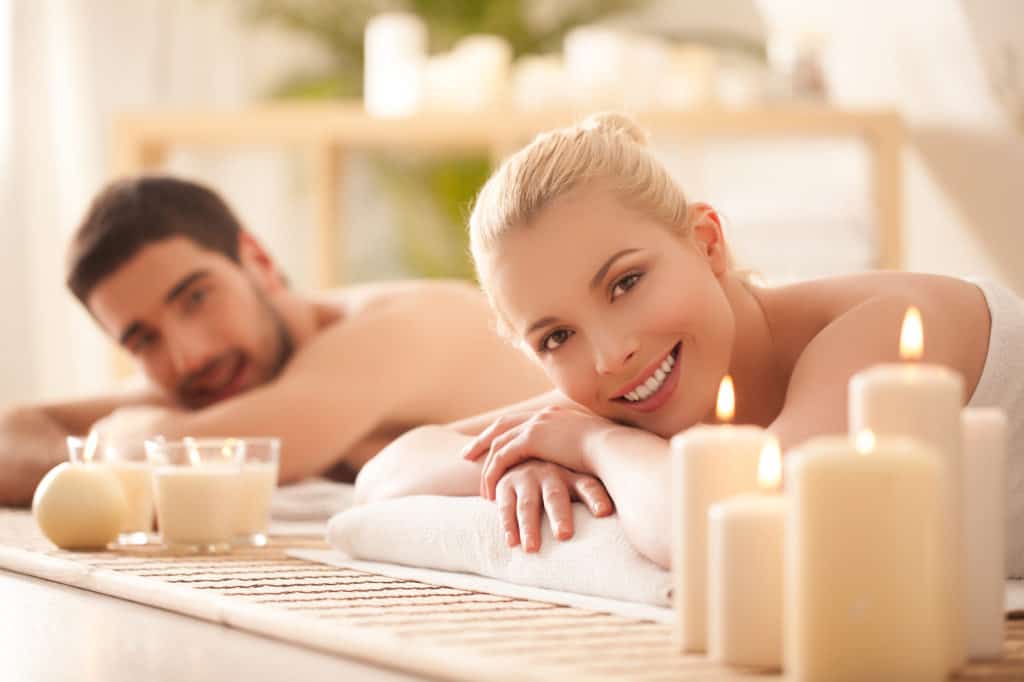 schedule a couples massage session at home