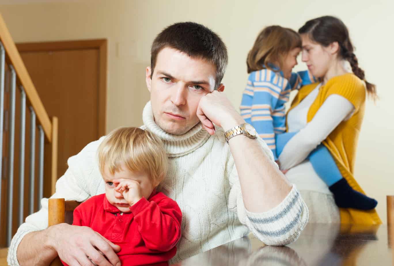 unhappy marriage after baby